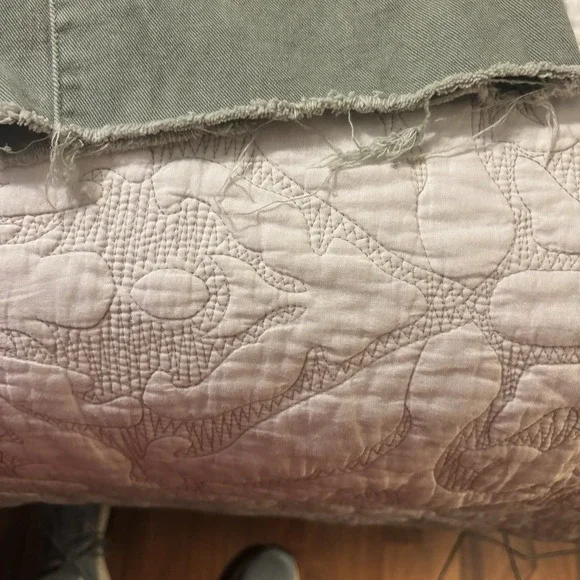 High Rise Green Jeans - Picture 3 of 10